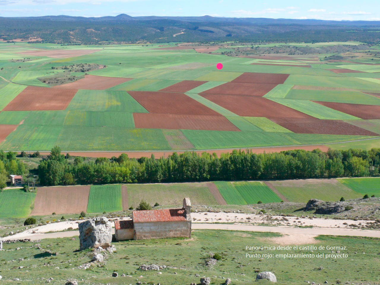 Proyecto de granja porcina en el entorno del Castillo de Gormaz